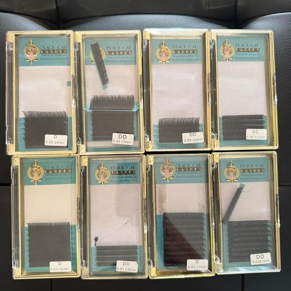 Black cat lashes D and DD mix - Picture 3 of 4